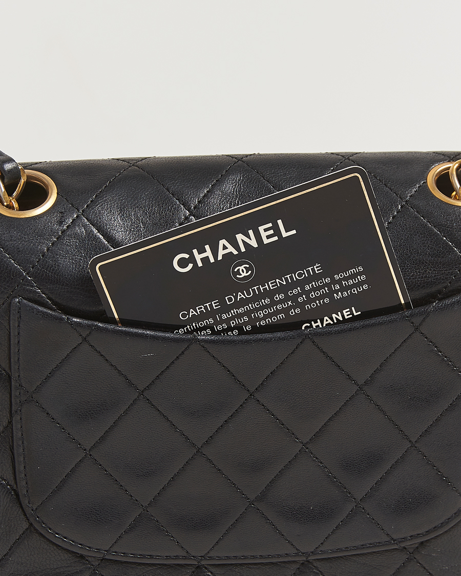 Herren | Chanel Pre-Owned Classic Mini Flap Bag Black | Chanel Pre-Owned | Classic Mini Flap Bag Black