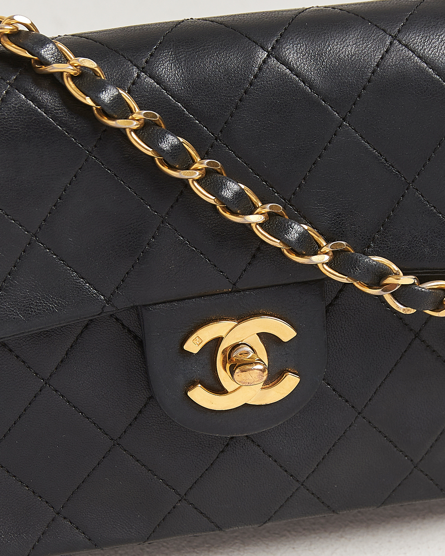 Herren | Chanel Pre-Owned Classic Mini Flap Bag Black | Chanel Pre-Owned | Classic Mini Flap Bag Black