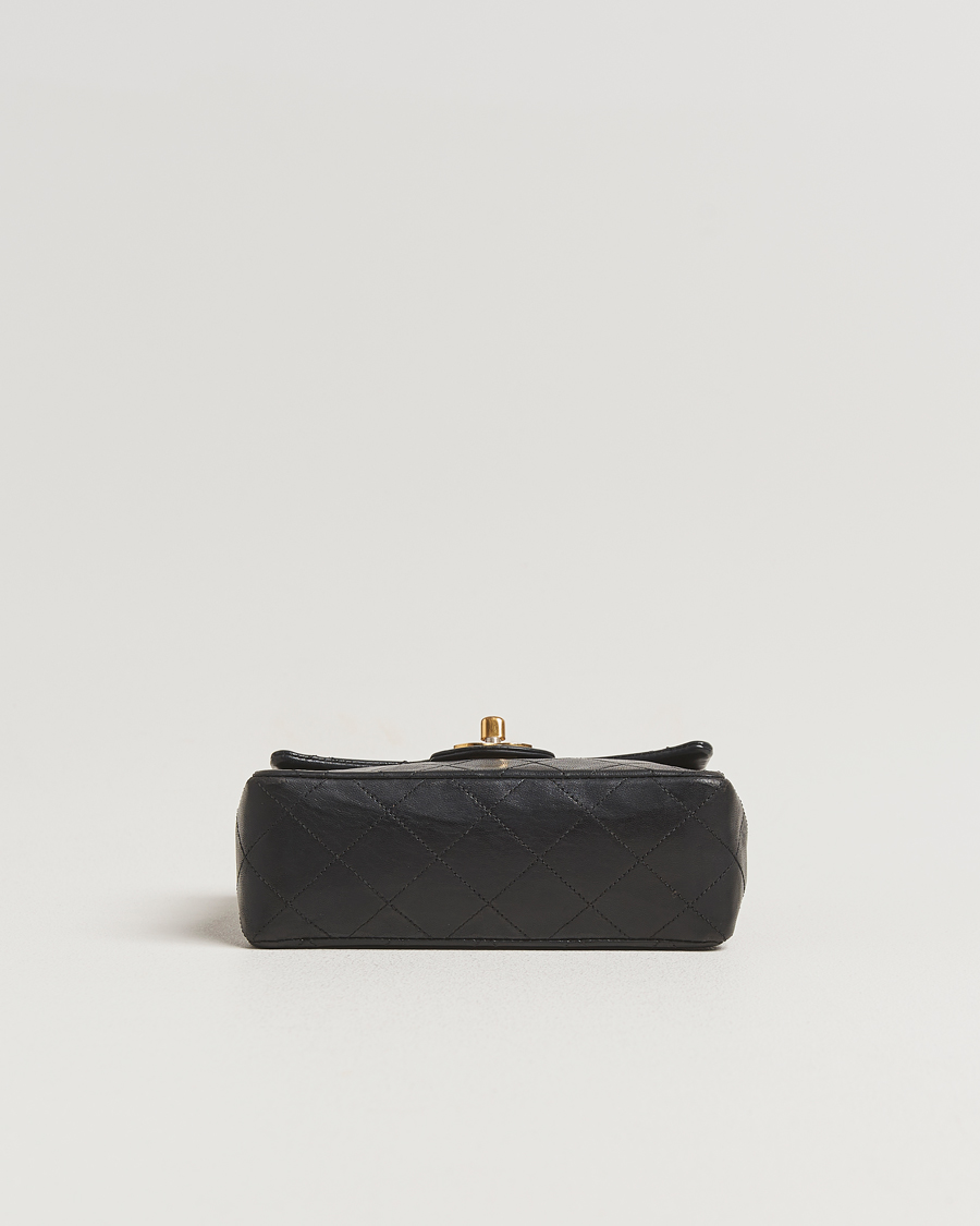 Herren | Chanel Pre-Owned Classic Mini Flap Bag Black | Chanel Pre-Owned | Classic Mini Flap Bag Black