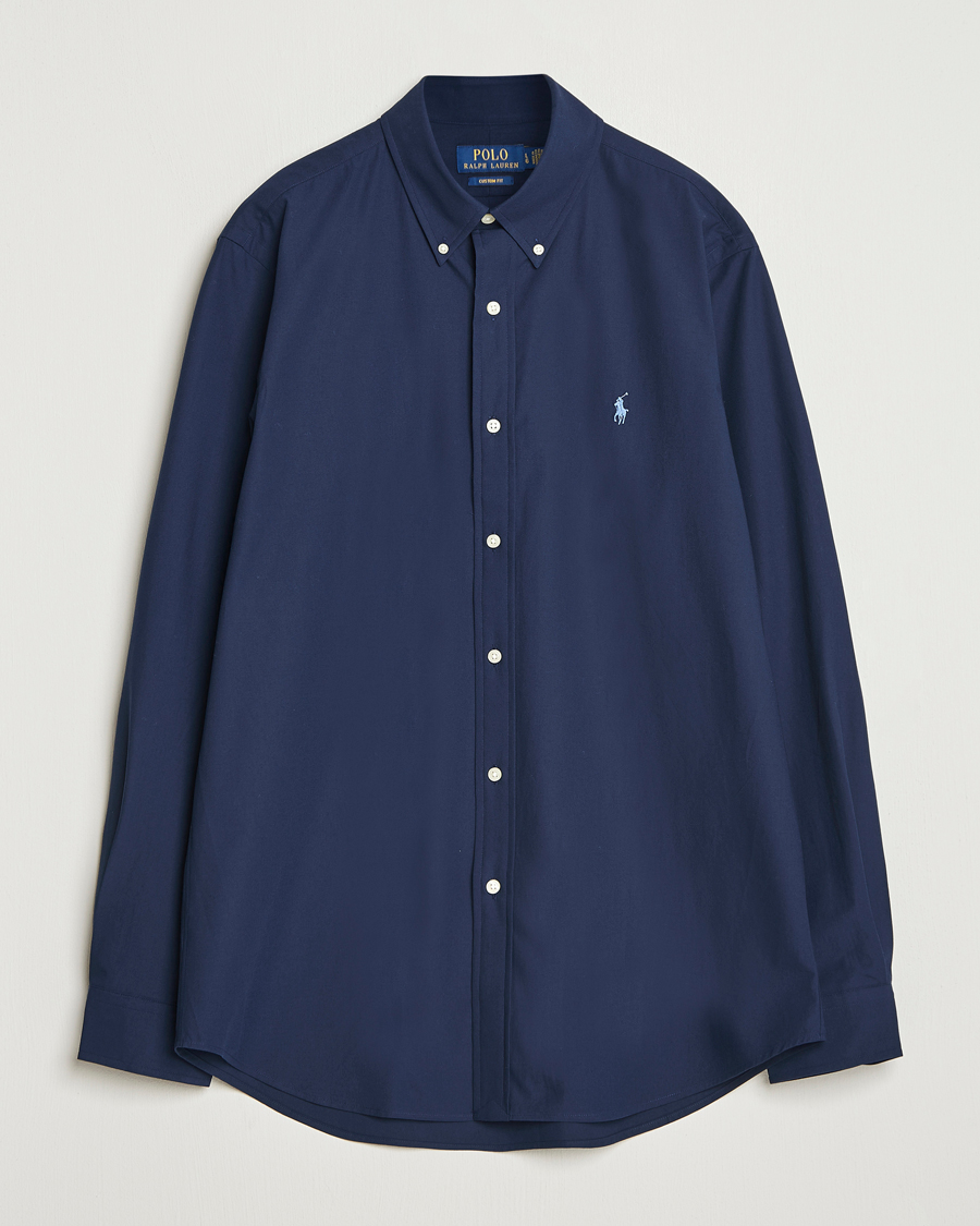 Herren | Hemden | Polo Ralph Lauren | Custom Fit Stretch Poplin Shirt Newport Navy