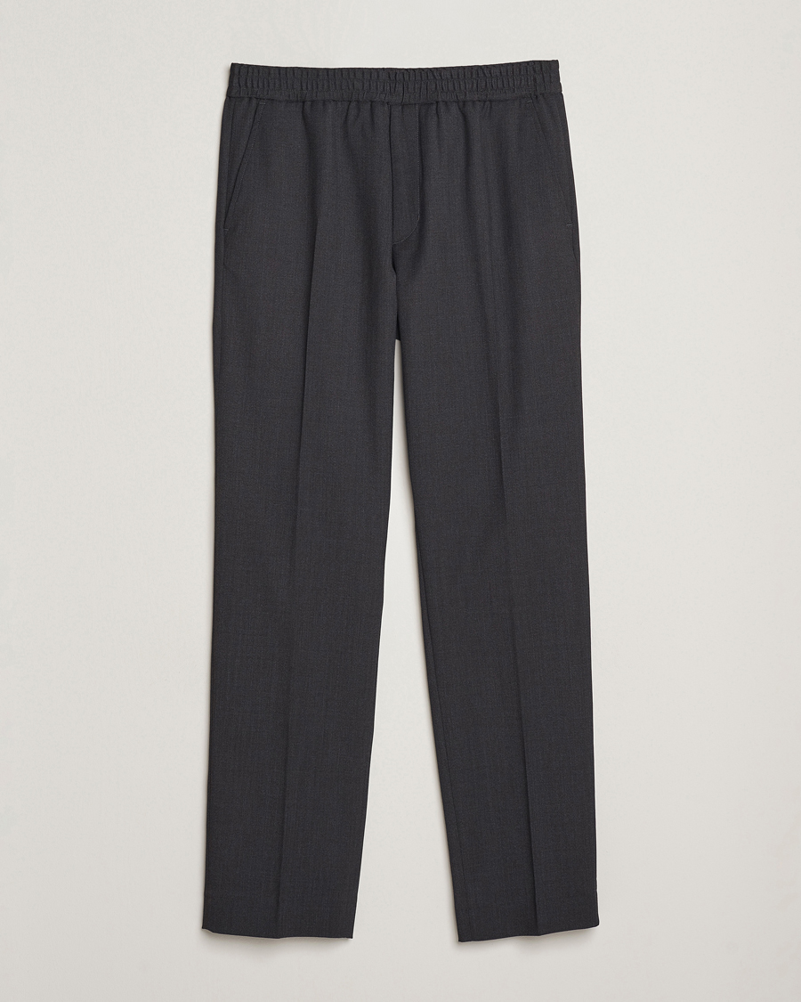 Herren | Hosen | Filippa K | Theo Relaxed Wool Trousers Mid Grey