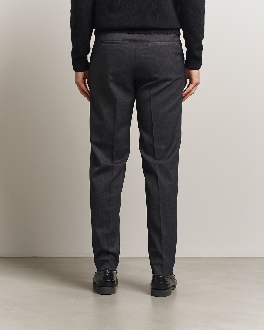 Herren | Hosen | Filippa K | Theo Relaxed Wool Trousers Mid Grey
