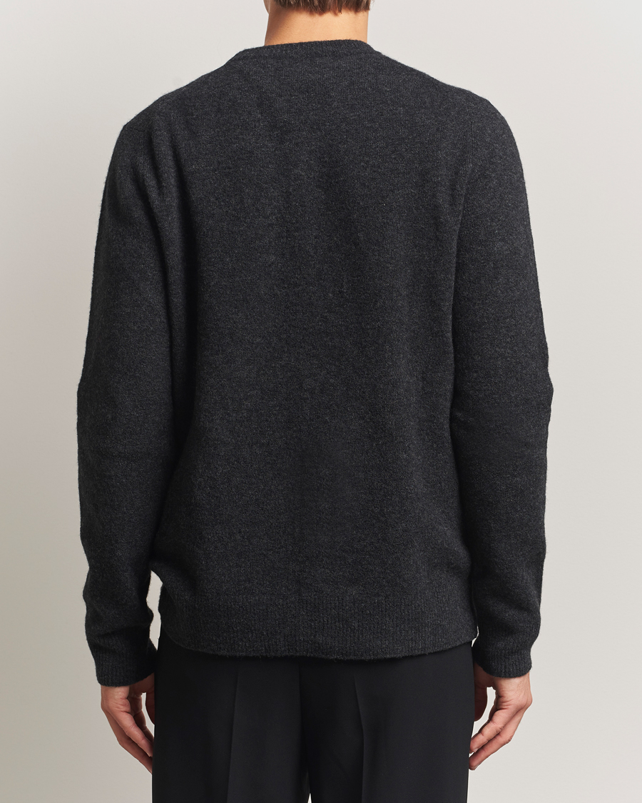 Herren | Pullover | Filippa K | Yak Knitted Sweater Charcoal Melange