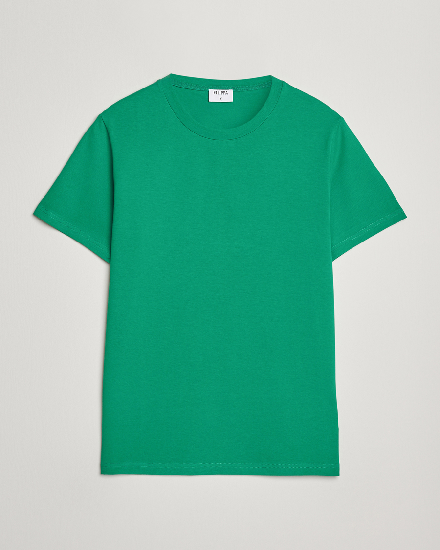 Herren | T-Shirts | Filippa K | Soft Lycra T-Shirt Apple Green