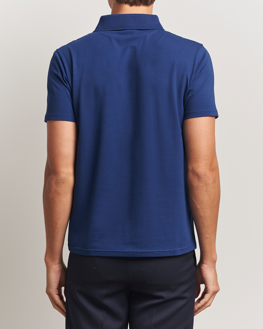 Herren | Poloshirts | Filippa K | Soft Lycra Polo T-Shirt Royal Navy