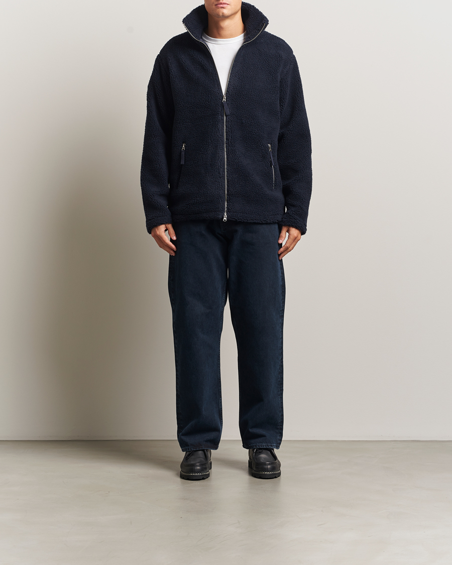 Herren | Jacken | A Day's March | Acton Fleece Jacket Navy