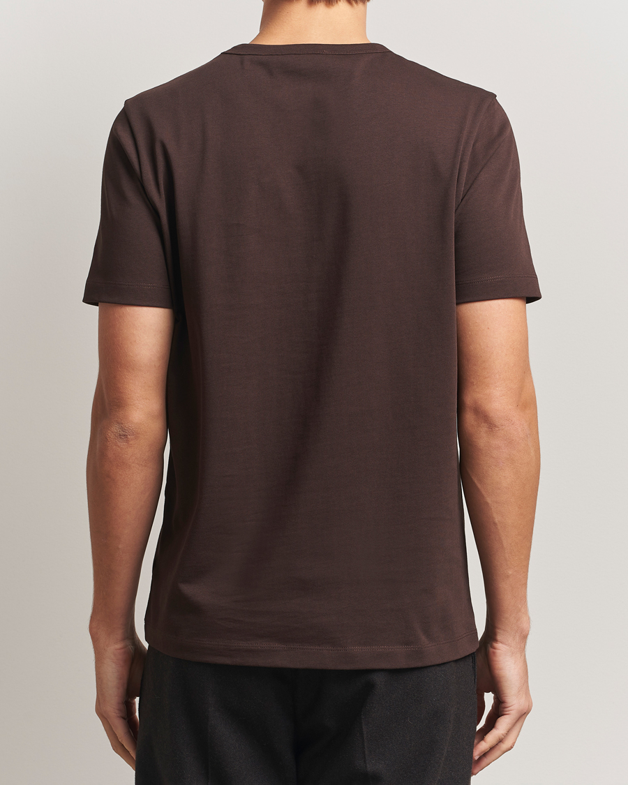 Herren | T-Shirts | A Day's March | Heavyweight T-Shirt Dark Brown