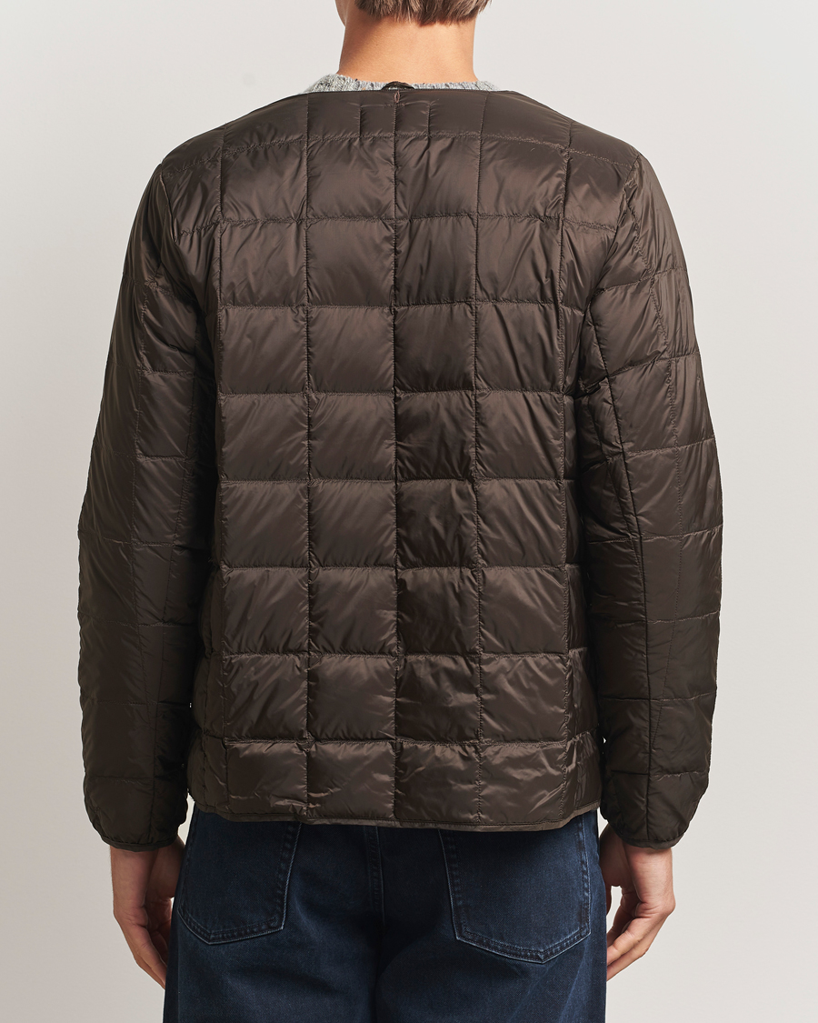 Herren | Jacken | TAION | Crew Neck Button Down Jacket Dark Choco