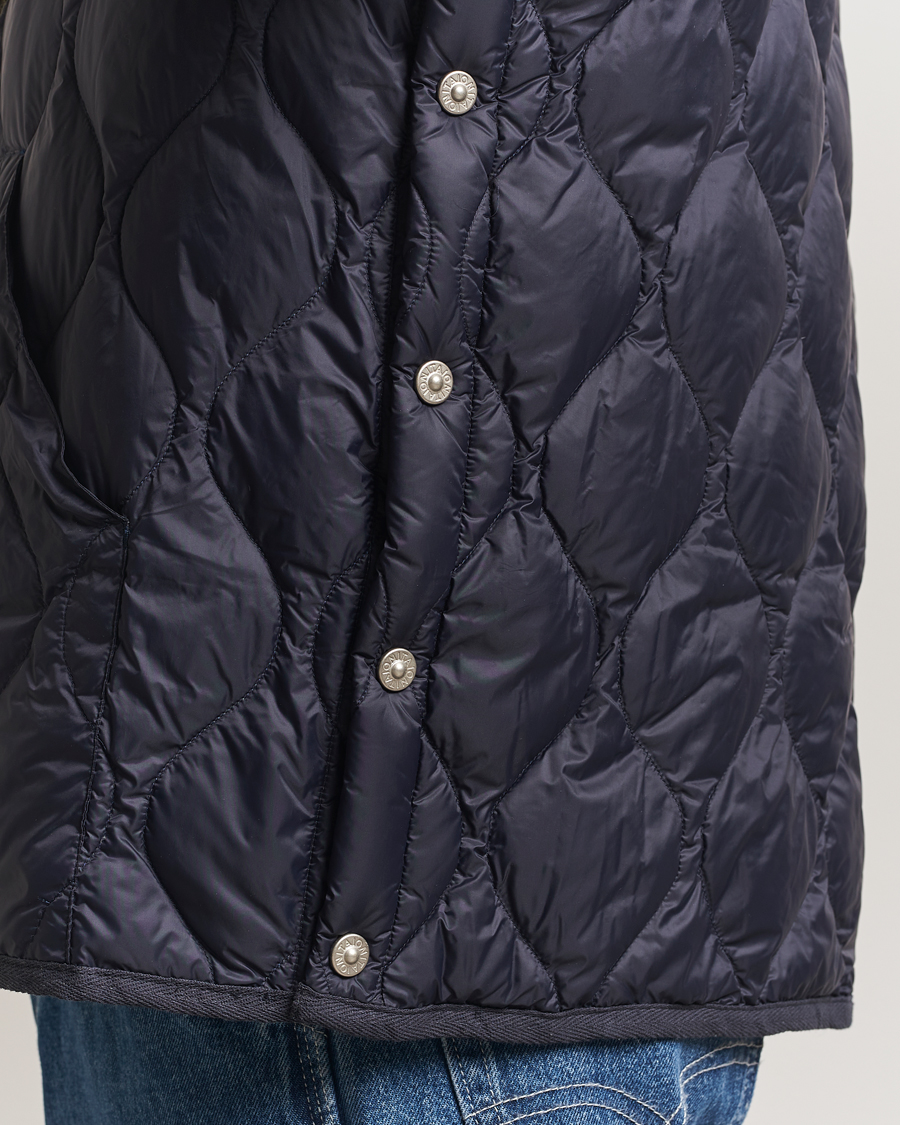 Herren | Westen | TAION | Military Crew Neck Down Vest Navy