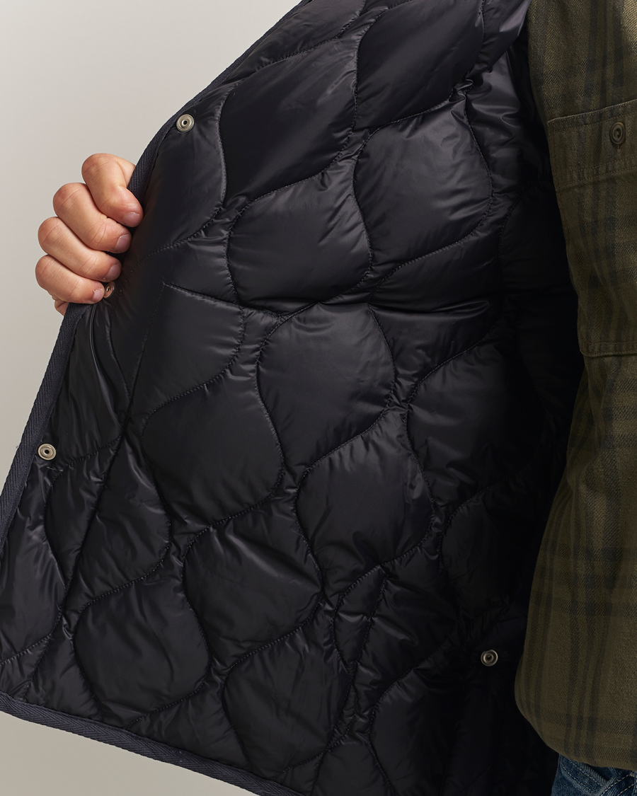 Herren | Westen | TAION | Military Crew Neck Down Vest Navy