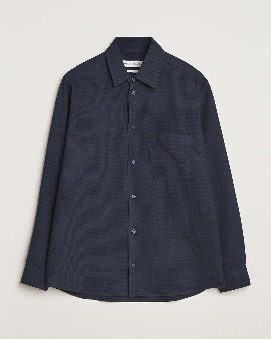 Herren | Hemden | Samsøe Samsøe | Damon Overshirt Salute Navy