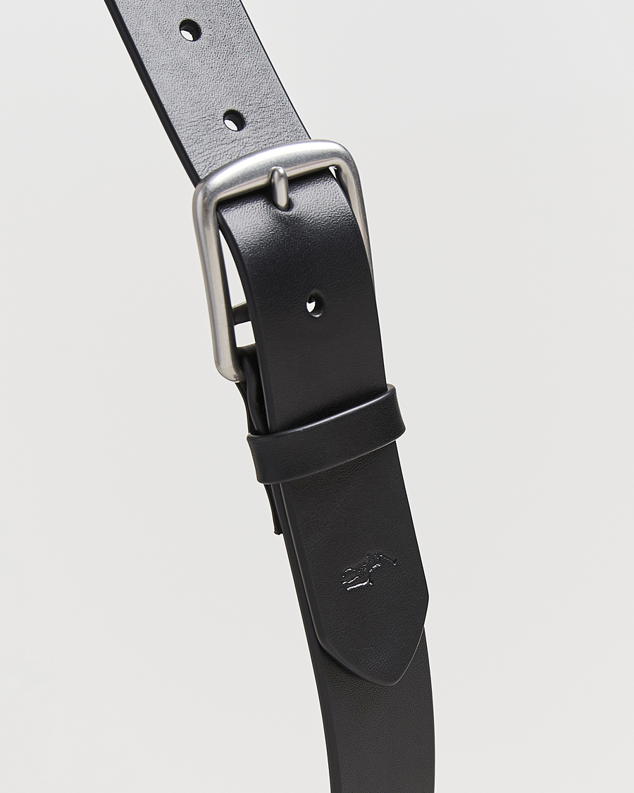 Herren | Gürtel | Polo Ralph Lauren | Signature Pony Leather Belt Black