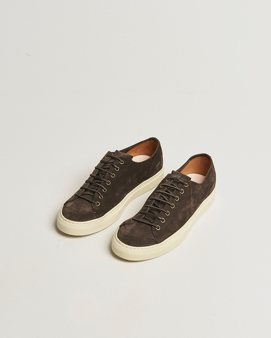 Herren | Sneaker | Buttero | Tanino Suede Sneaker Dark Brown
