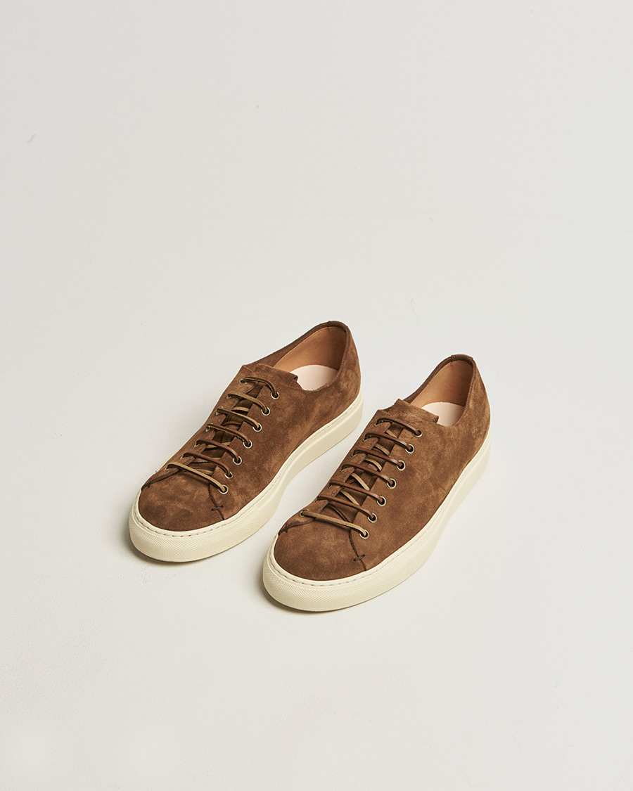Herren | Sneaker | Buttero | Tanino Suede Sneaker Dark Brown