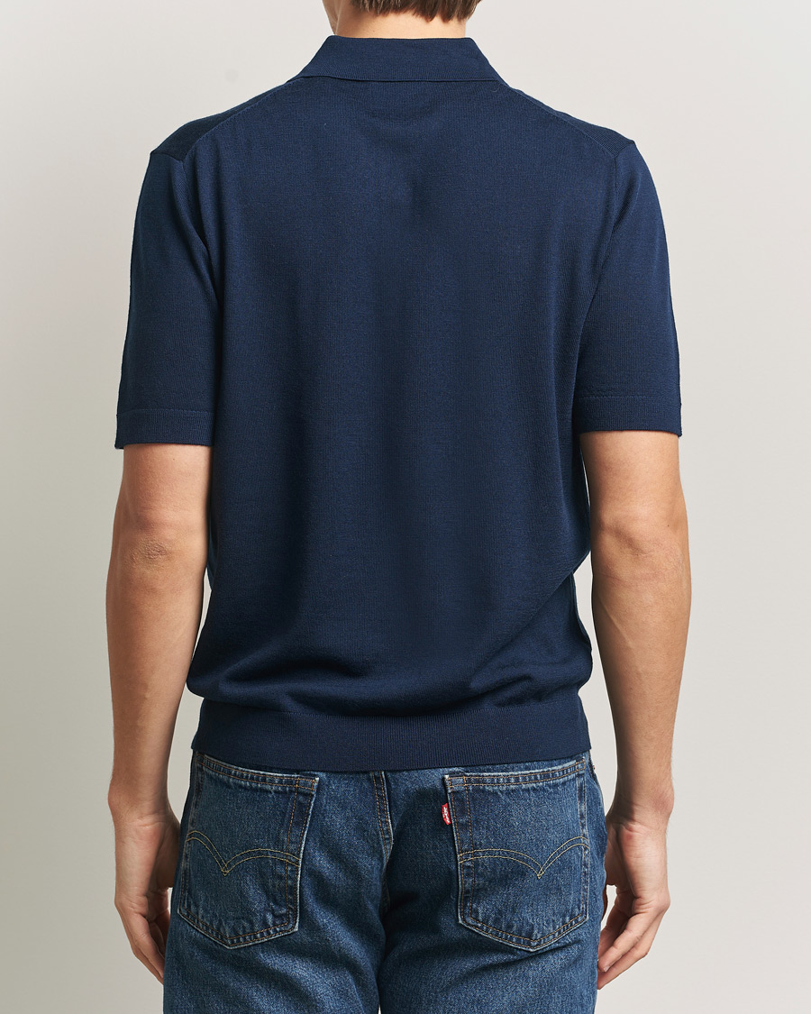 Herren | Poloshirts | GANT | Extrafine Merino Polo Marine
