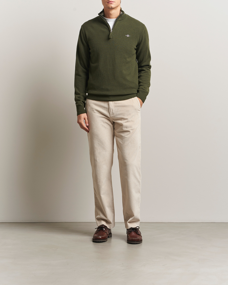Herren | Hosen | GANT | Straight Fit Corduroy Trousers Putty