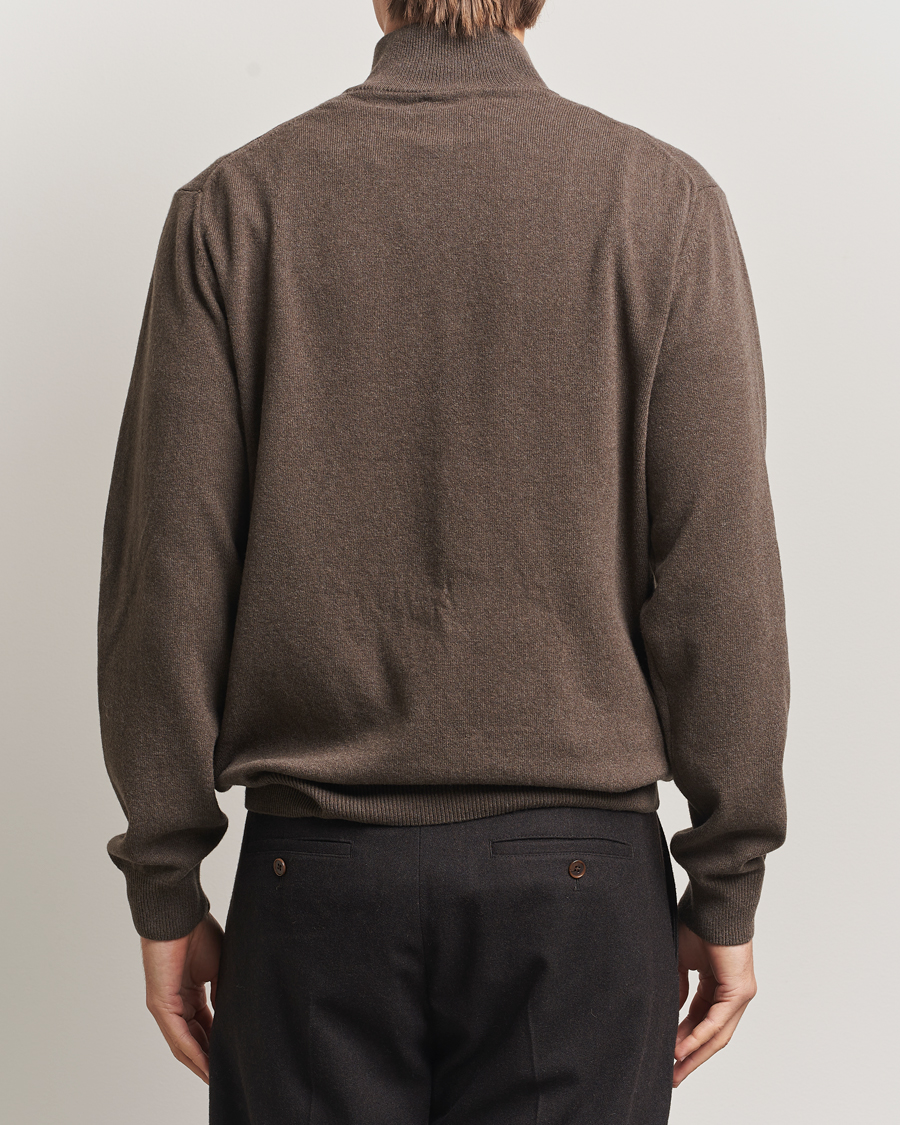 Herren | Pullover | GANT | Superfine Lambswool Half Zip Seawood Melange