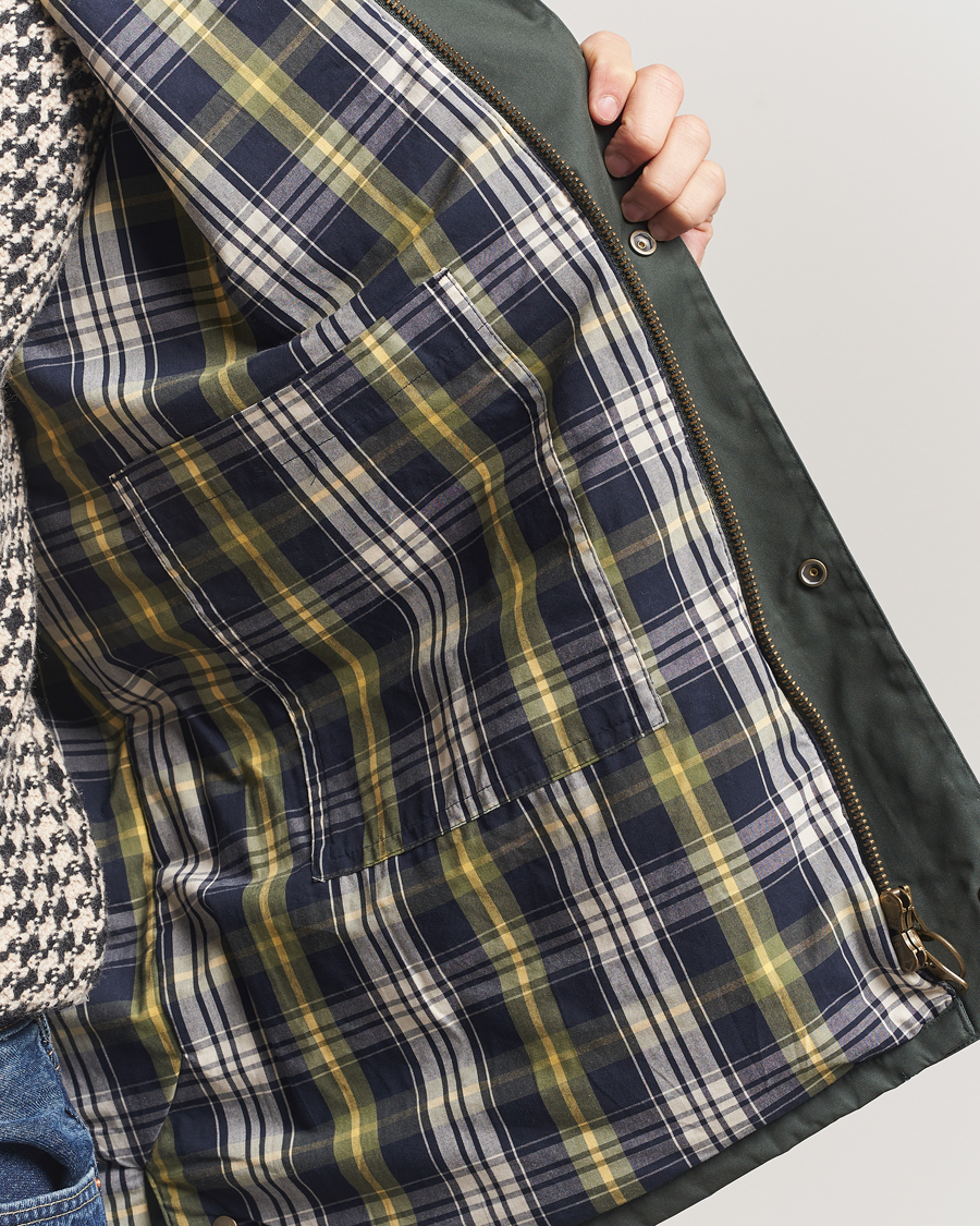 Herren | Jacken | Gant | Waxed Barn Jacket Woody Green