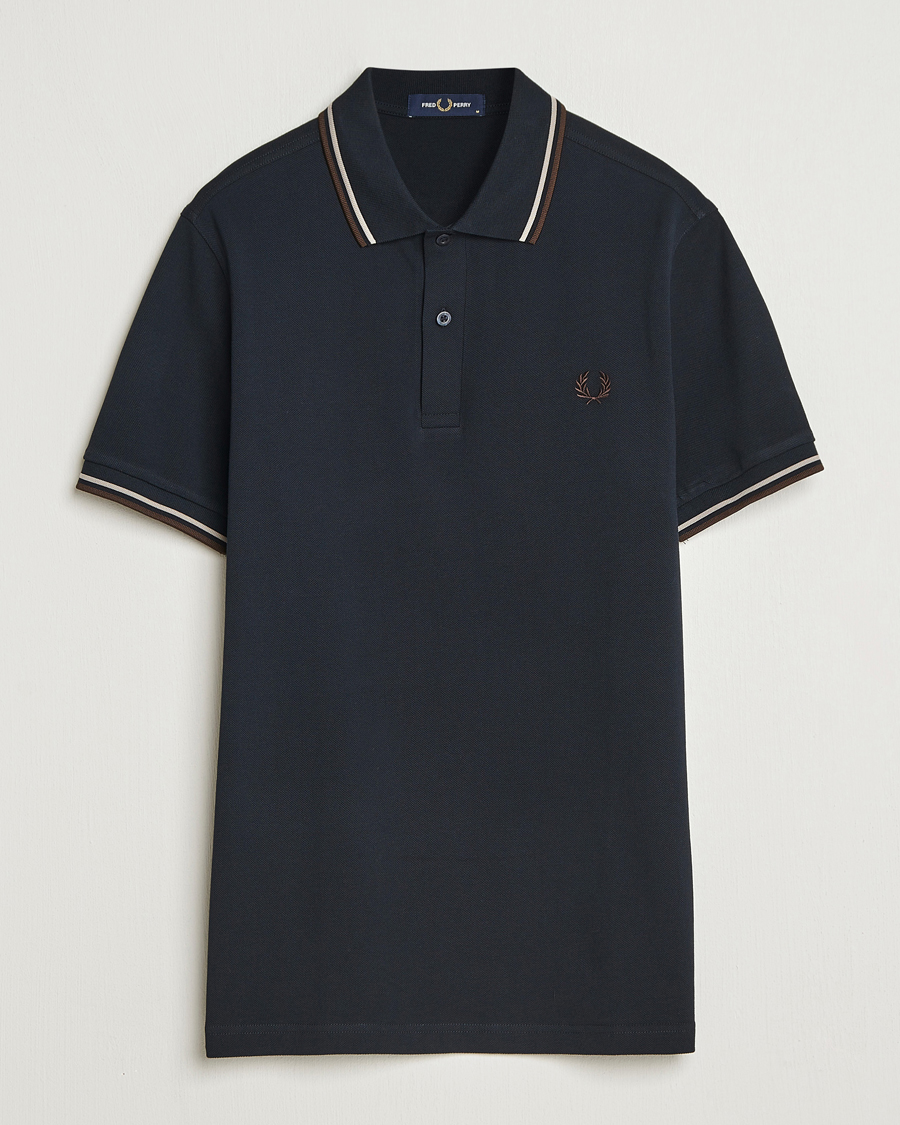 Herren | Poloshirts | Fred Perry | Twin Tipped Shirt Navy