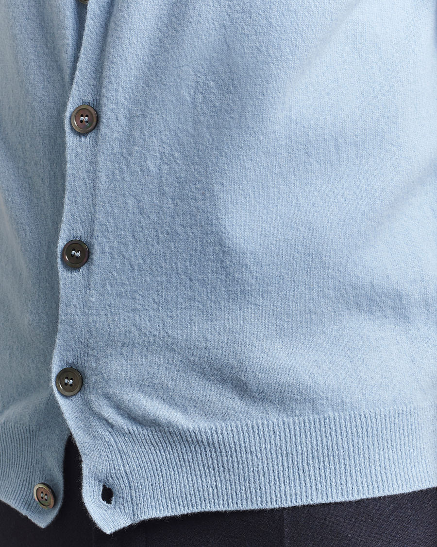 Herren | Pullover | Oscar Jacobson | Guiseppe Buttoned Vest Light Blue