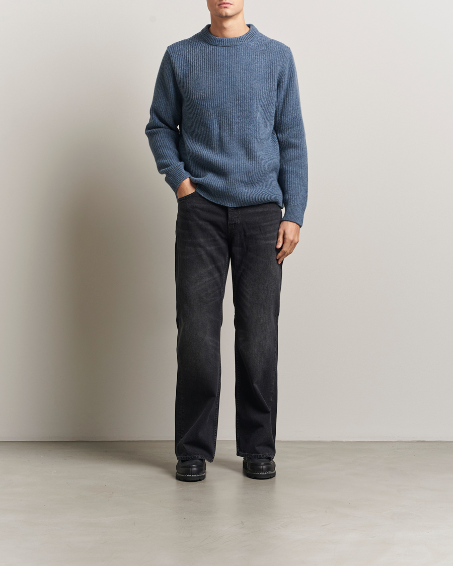 Herren | Jeans | Nudie Jeans | Flare Glenn Jeans Black Storm