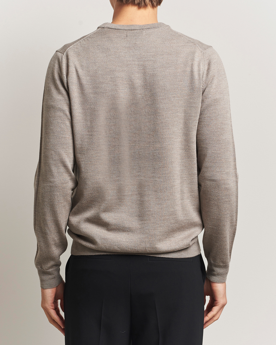 Herren | Pullover | J.Lindeberg | Keane Merino Crew Neck Brindle Melange