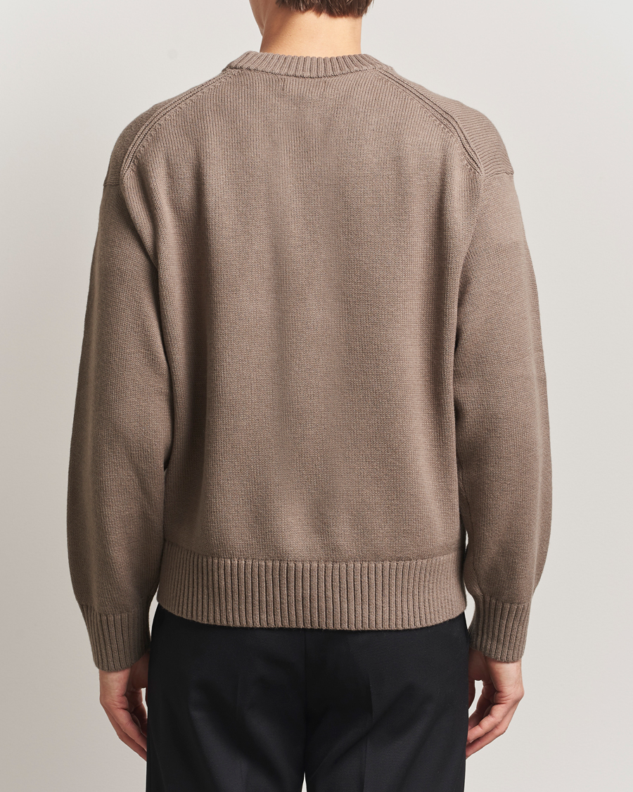 Herren | Pullover | J.Lindeberg | Eddy Wool/Cotton Knitted Sweater Brindle