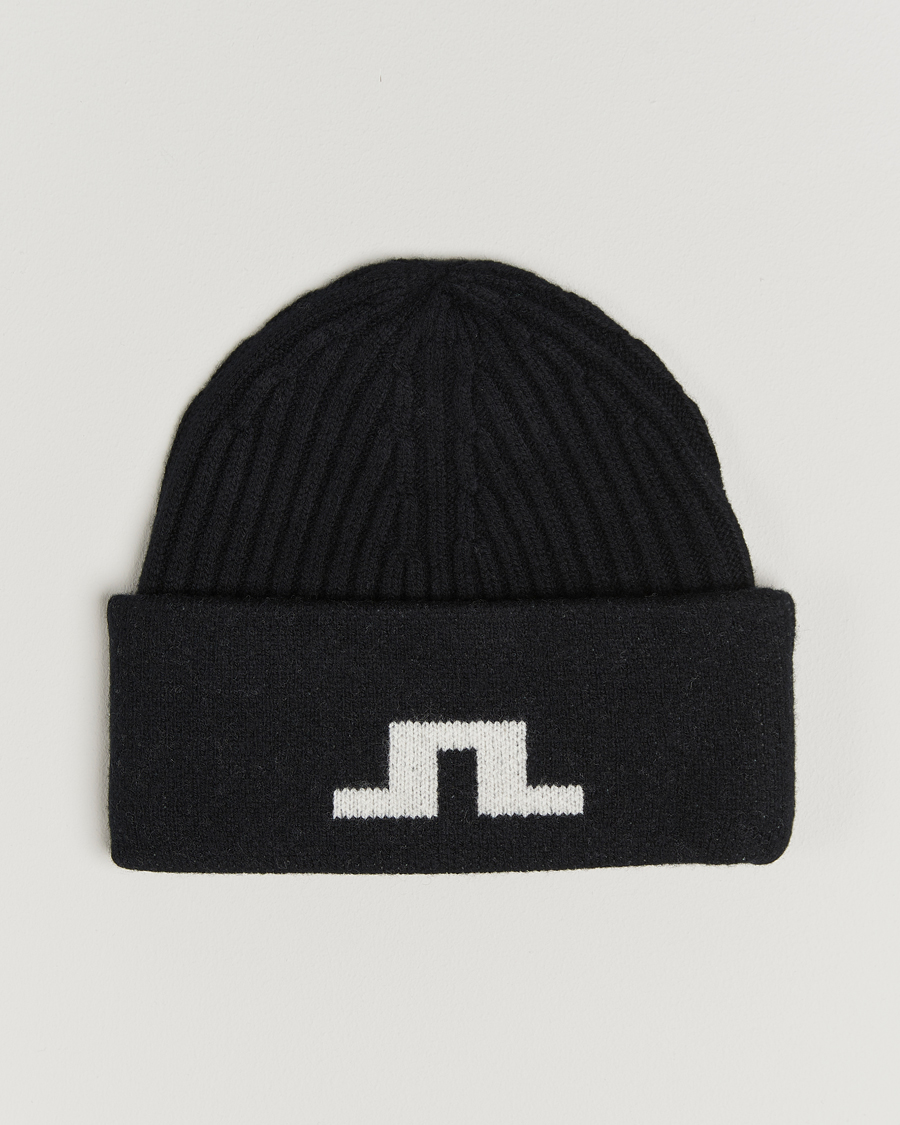 Herren | Mützen | J.Lindeberg | Arther Graphic Beanie Black
