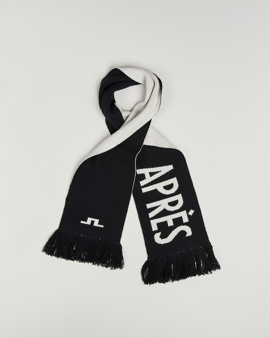 Herren | Schals | J.Lindeberg | Jasper Graphic Scarf Black
