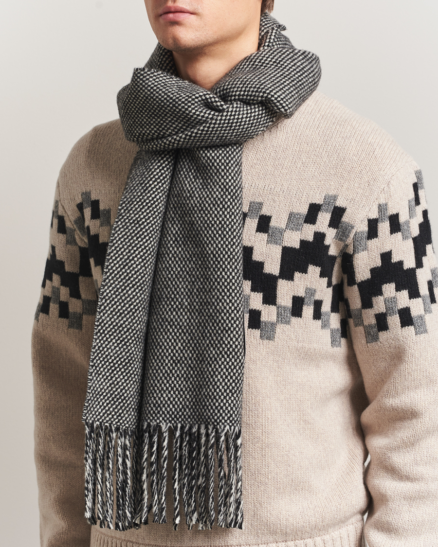 Herren | Schals | J.Lindeberg | Jared Scarf Black Melange