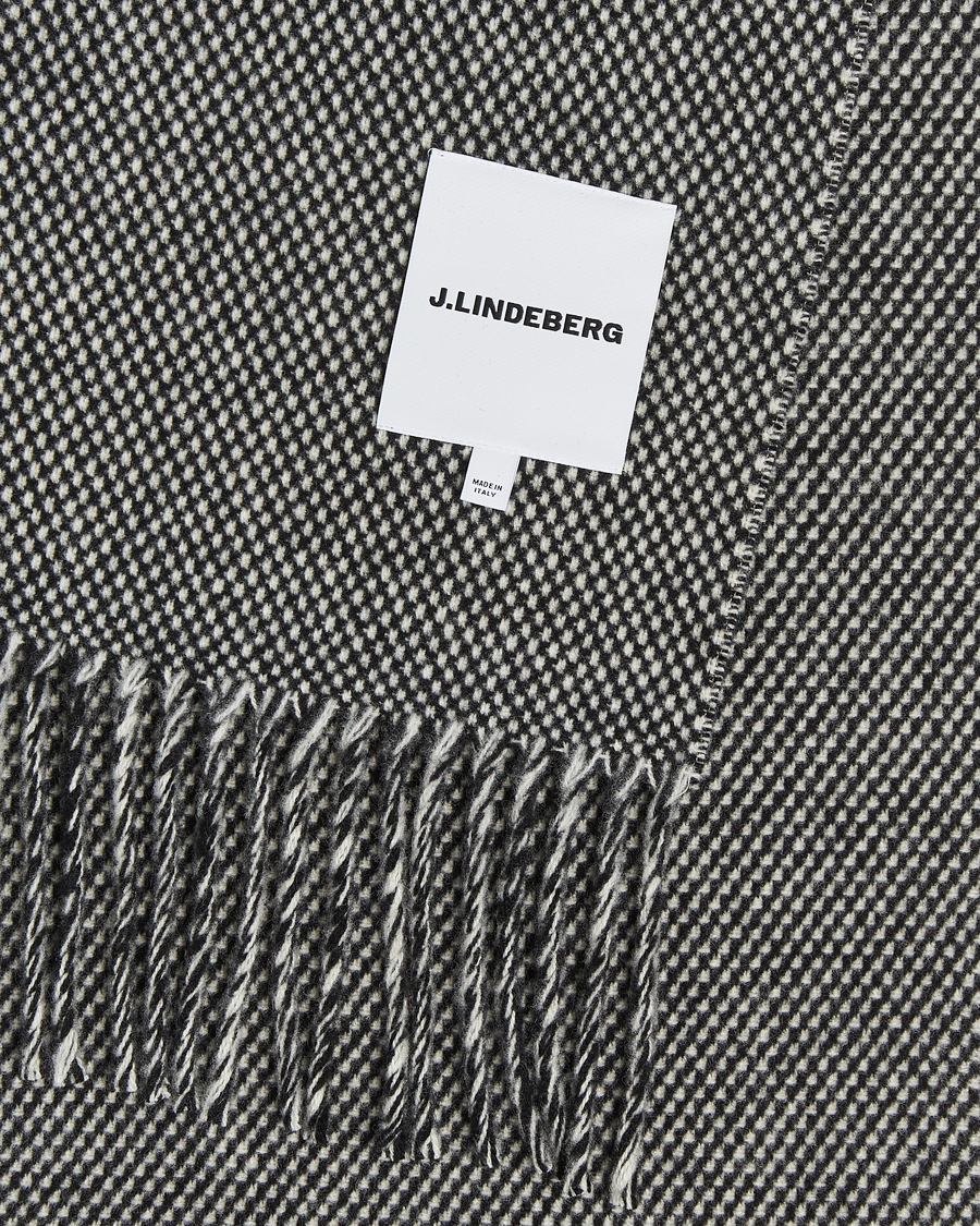 Herren | Schals | J.Lindeberg | Jared Scarf Black Melange