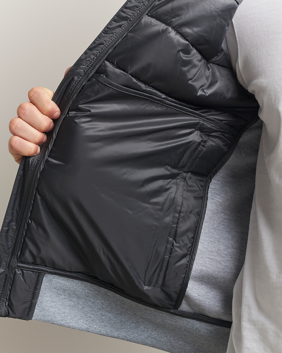 Herren | Pullover | J.Lindeberg | Seth Hybrid Hooded Full Zip Medium Grey Melange