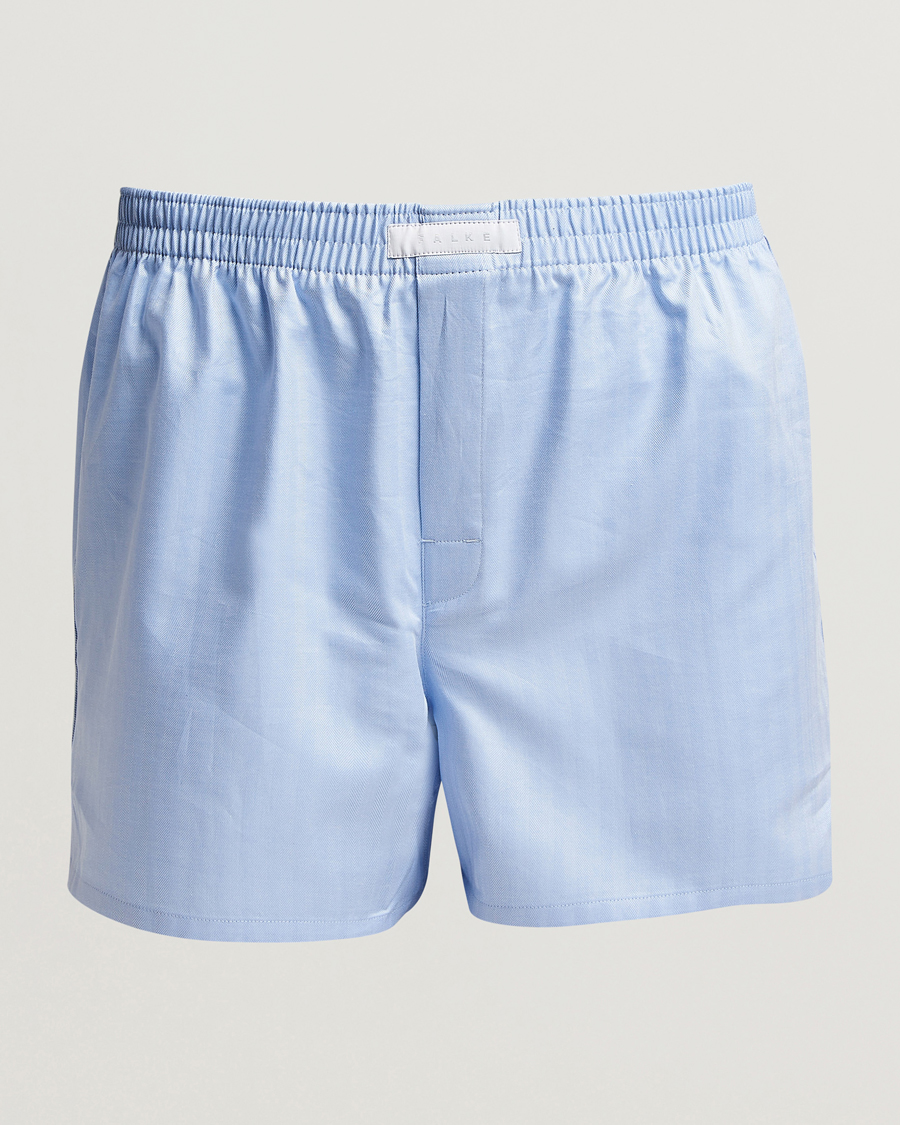 Herren | Unterwäsche | Falke | Cotton Woven Boxer Shorts Light Blue