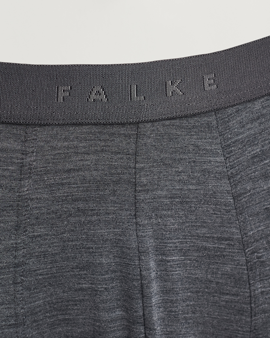 Herren | Unterwäsche | Falke | Clima Wool Long Tights Dark Grey Heather