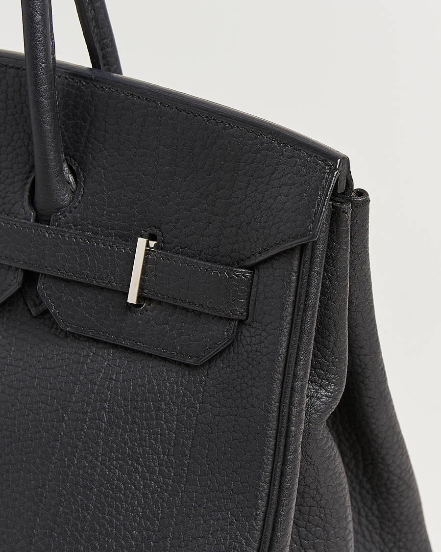 Herren | Pre-Owned & Vintage Bags | Hermès Pre-Owned | Birkin 35 Fjord Leather Black