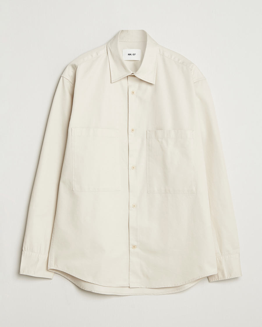 Herren | Hemden | NN07 | Freddy Tencel Workwear Shirt Ivory