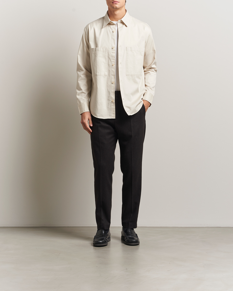 Herren | Hemden | NN07 | Freddy Tencel Workwear Shirt Ivory