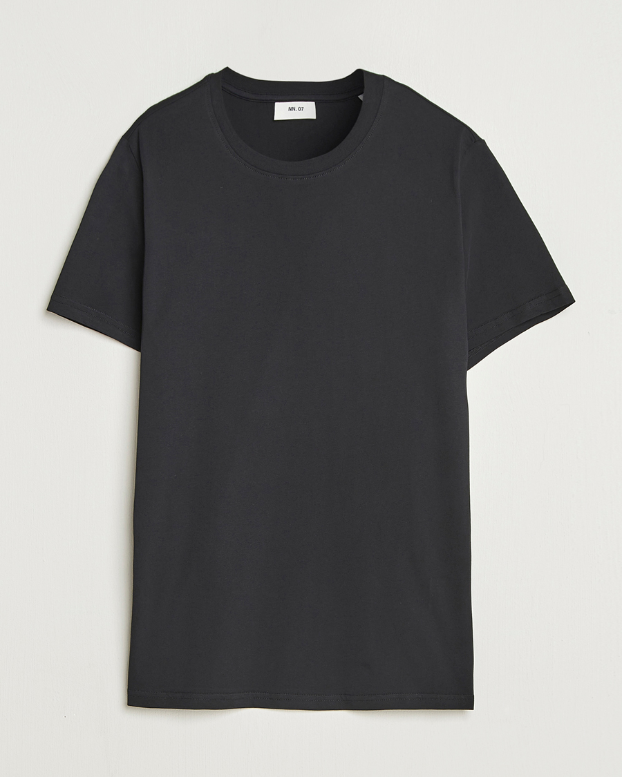 Herren | T-Shirts | NN07 | Percy Crew Neck T-Shirt Black