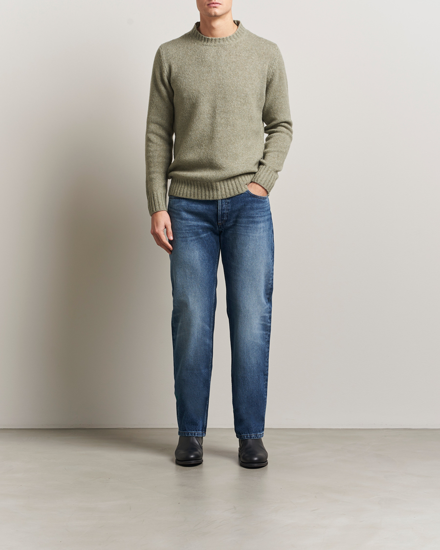 Herren | Pullover | NN07 | Lee Wool Knitted Sweater Valley Green