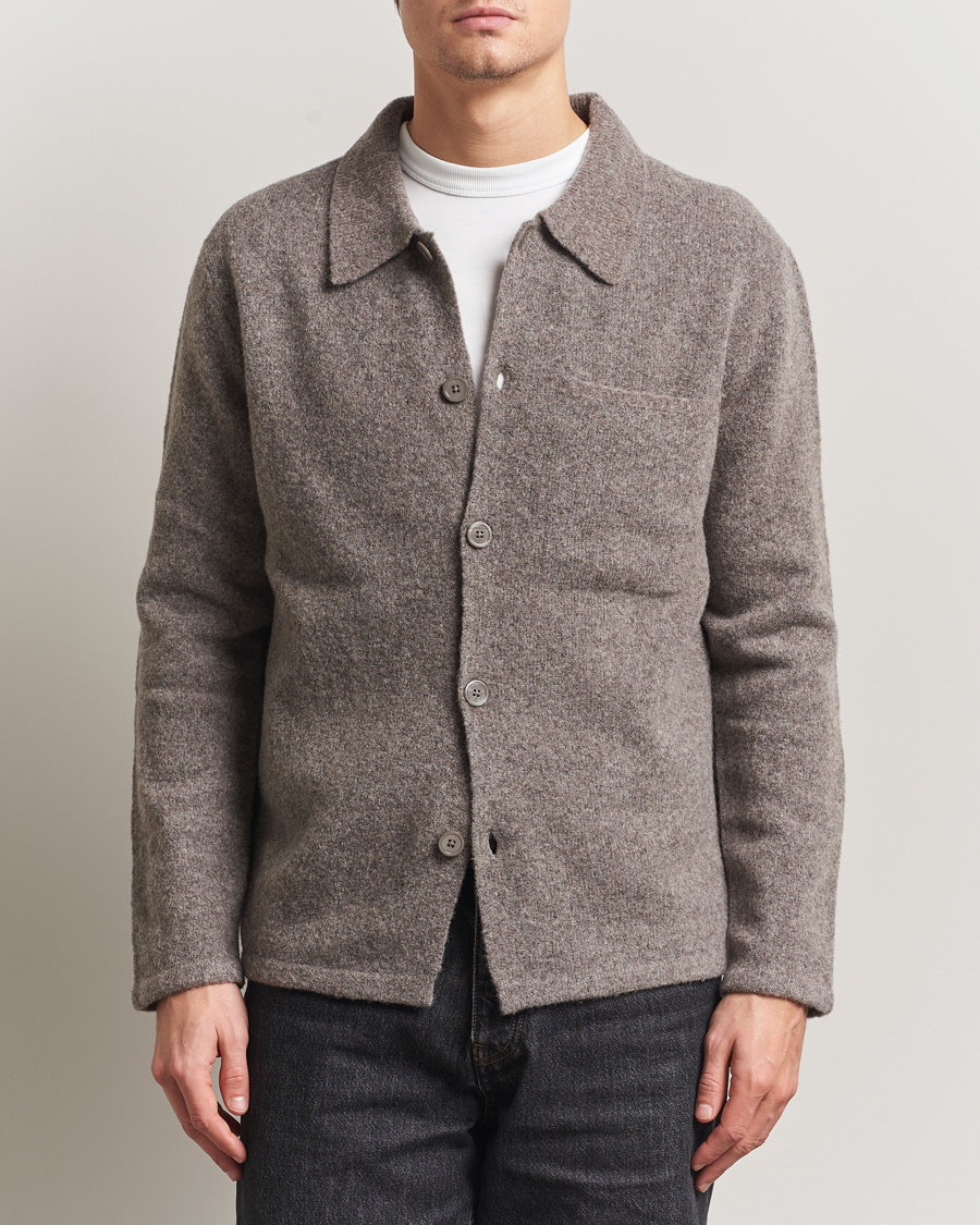 Herren | Pullover | NN07 | Jonas Wool Cardigan Mable Husk