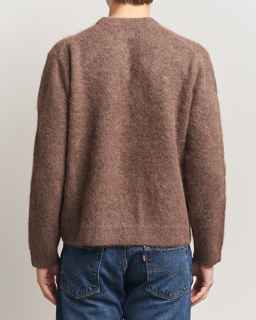 Herren | Pullover | NN07 | Russell Alpaca Knitted Crew Neck Mable Husk