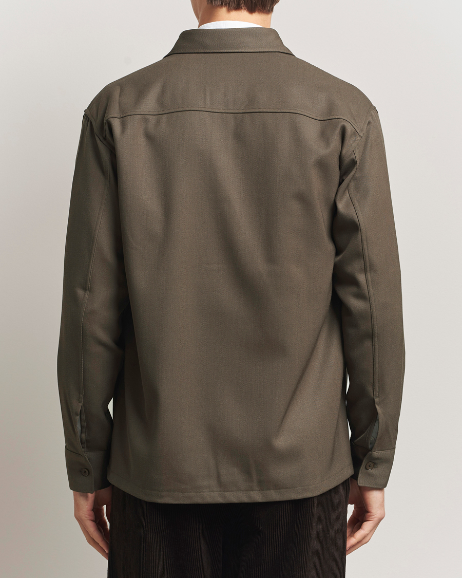 Herren | Hemden | NN07 | Freddy Wool/Tencel Overshirt Mable Husk