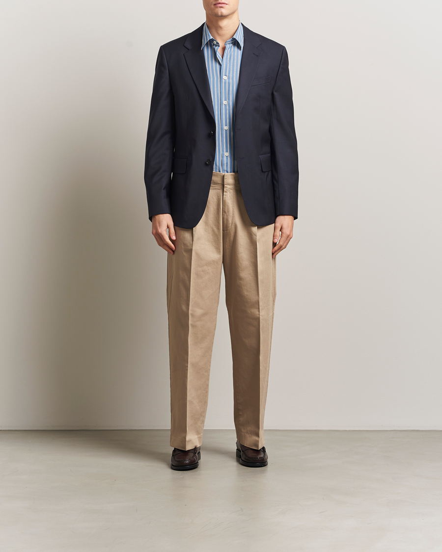 Herren | Hosen | NN07 | Kay Relaxed Fit Pleated Trousers Desert Khaki