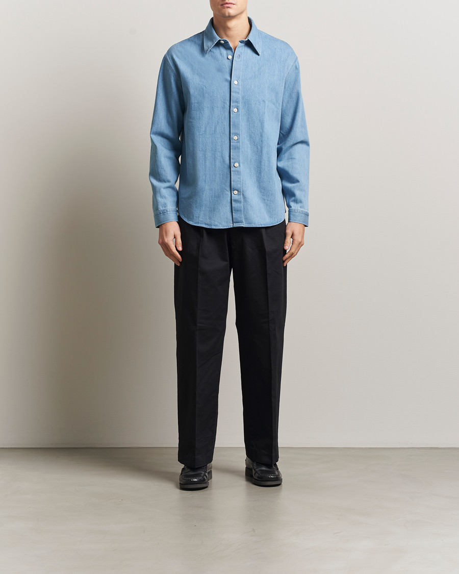 Herren | Hemden | NN07 | Casper Denim Overshirt Blue