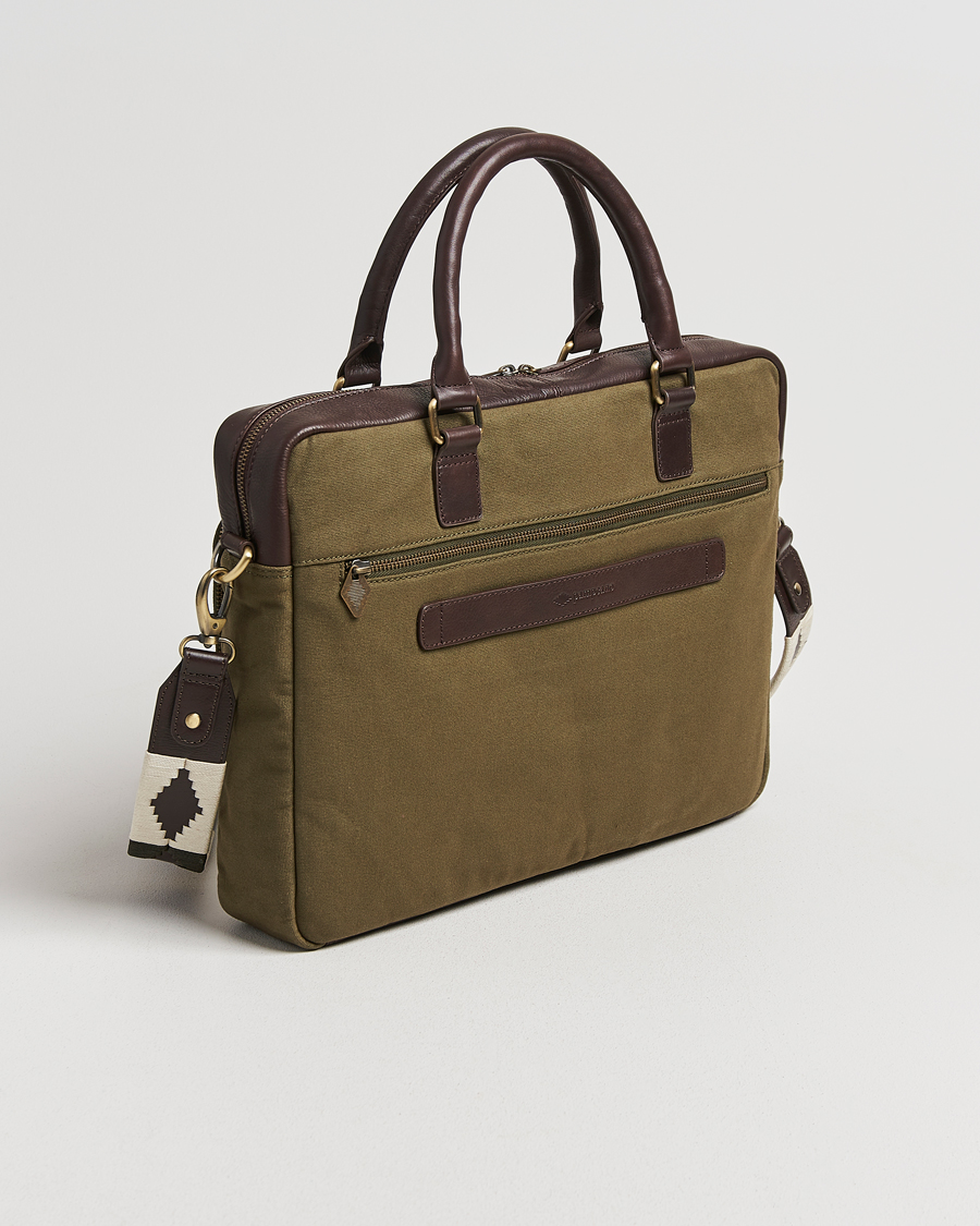 Herren | Taschen | Pampeano | Mensajero Canvas Briefcase Forest