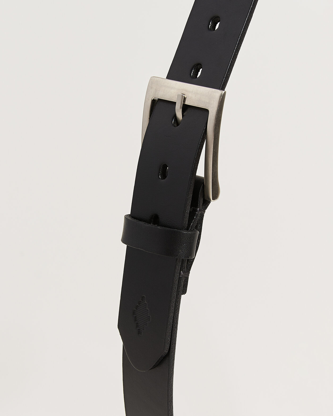 Herren | Gürtel | Pampeano | Bordado Hand Stitched Classic Leather Belt 3,5cm Black