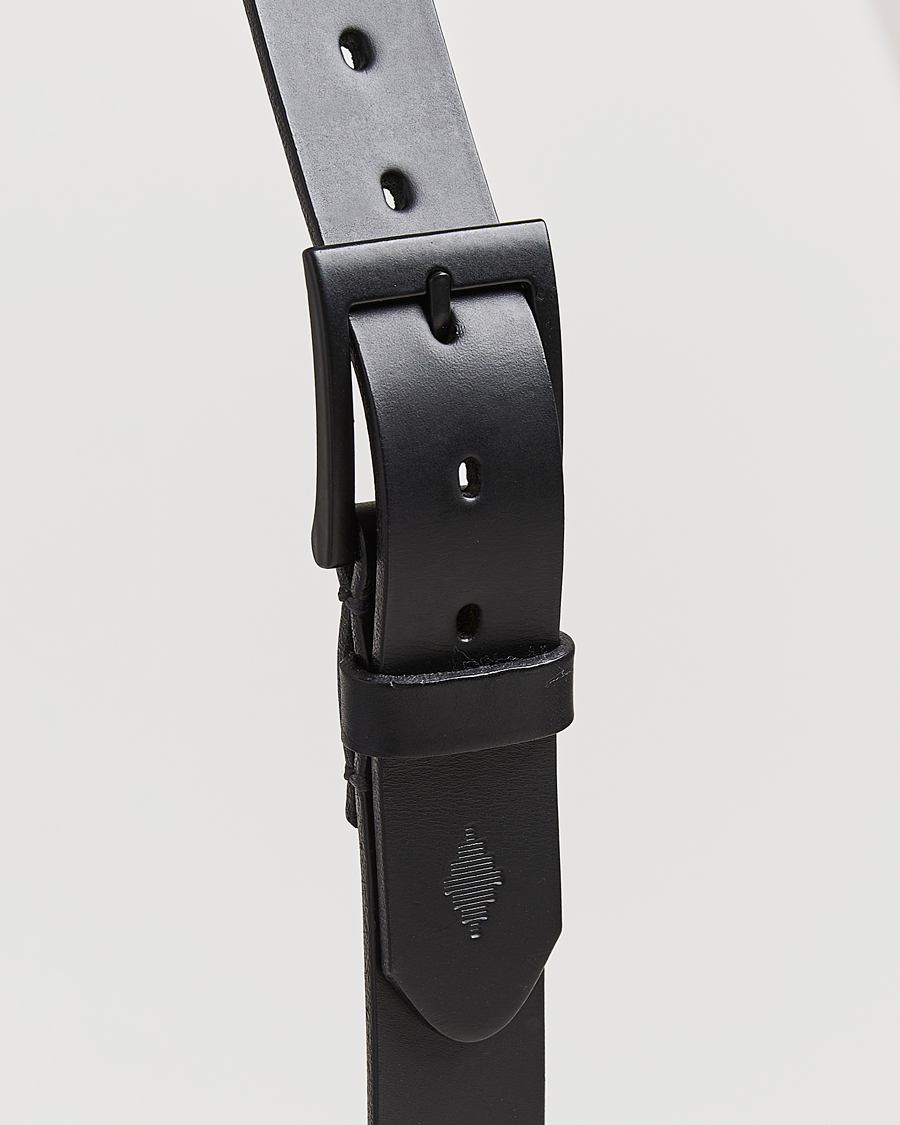Herren | Pampeano Bordado Hand Stitched Classic Leather Belt 3,5cm Black | Pampeano | Bordado Hand Stitched Classic Leather Belt 3,5cm Black