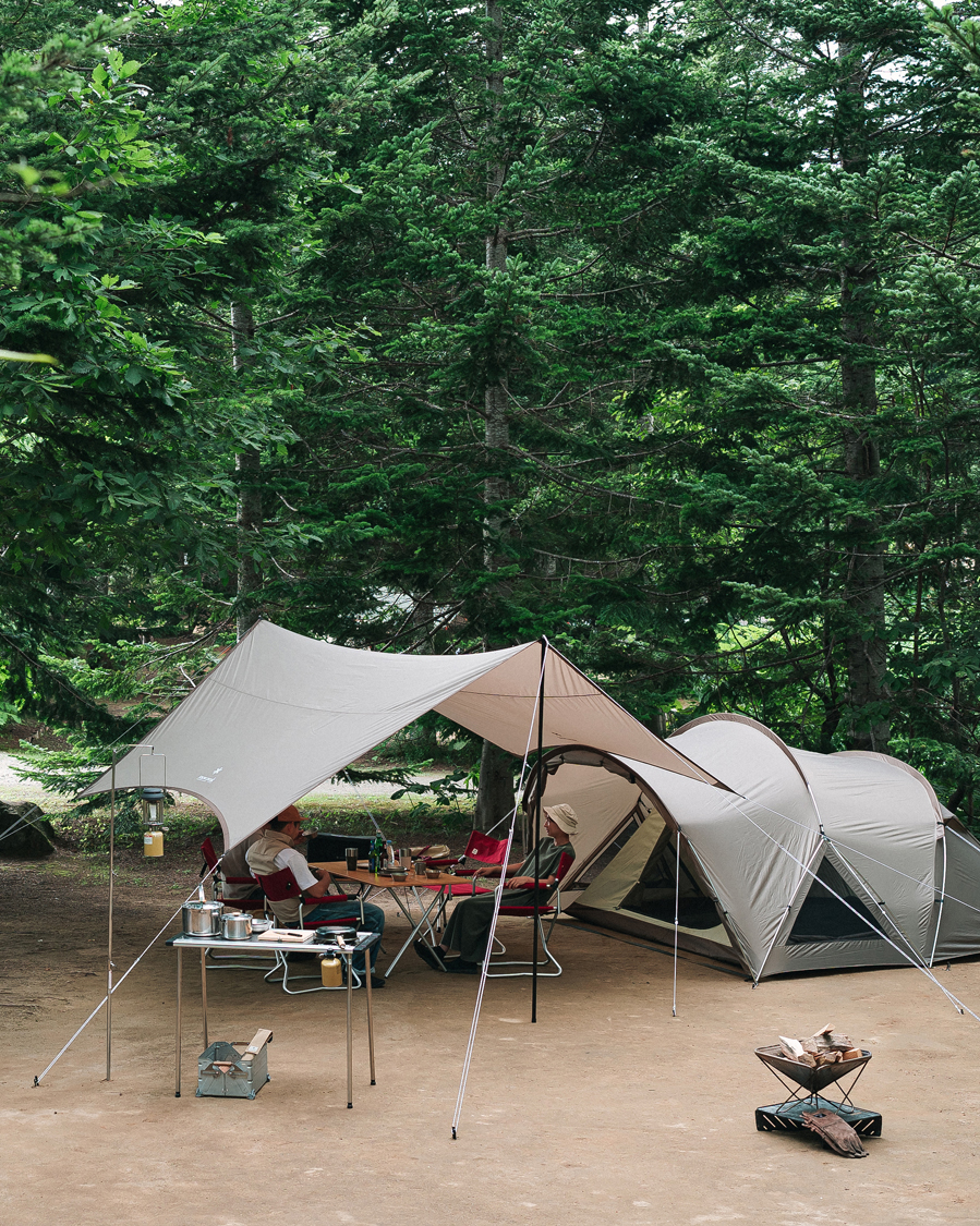 Herren | Outdoor living | Snow Peak | Land Nest Dome Medium Tent & Tarp Set Brown