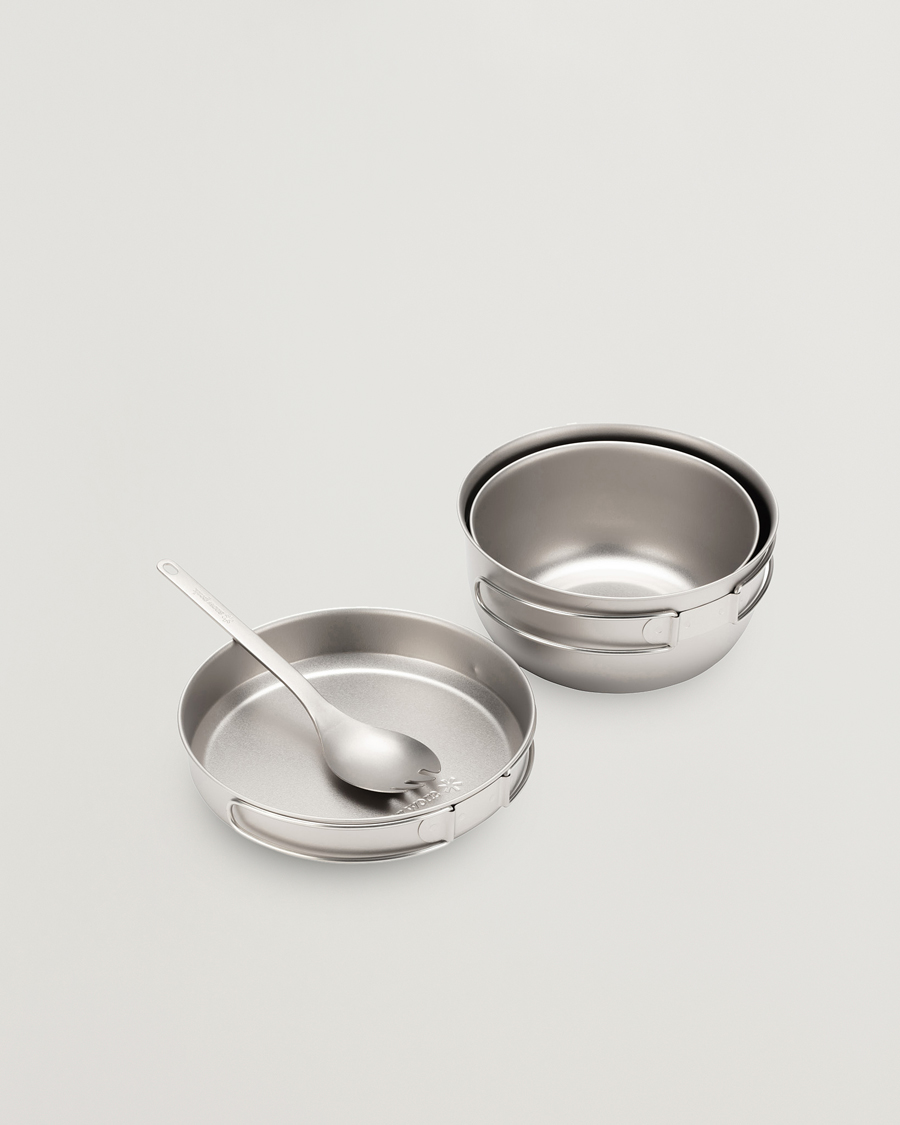 Herren | Outdoor living | Snow Peak | 3 Piece Cookset Titanium