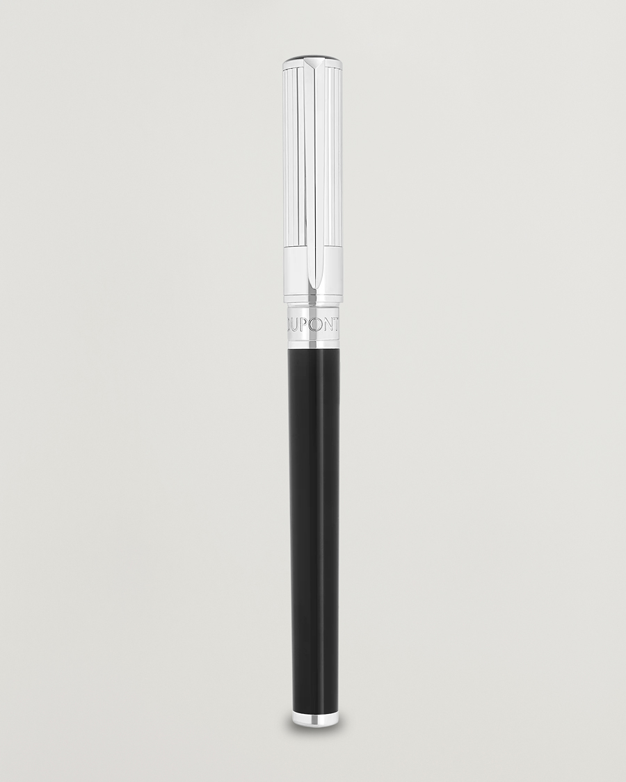 Herren | Stifte | S.T. Dupont | D-Initial Fountain Pen Duo Black/Chrome
